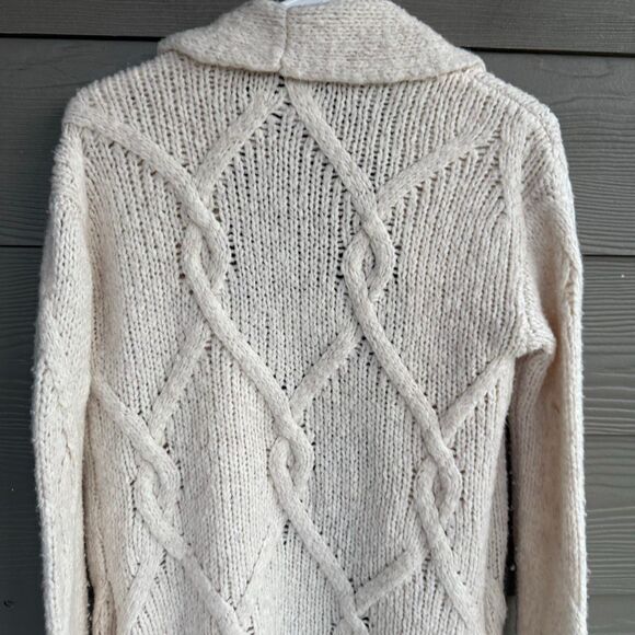 Anthropologie ruffled wool blend cardigan - Picture 5 of 6